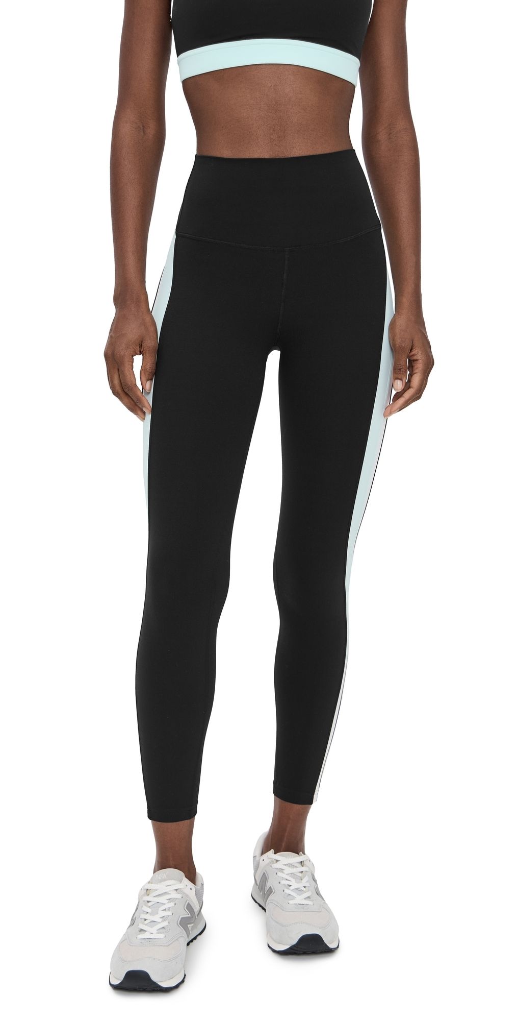 Splits59 Emerson Airweight High Waist Ankle Leggings Black/Ice S