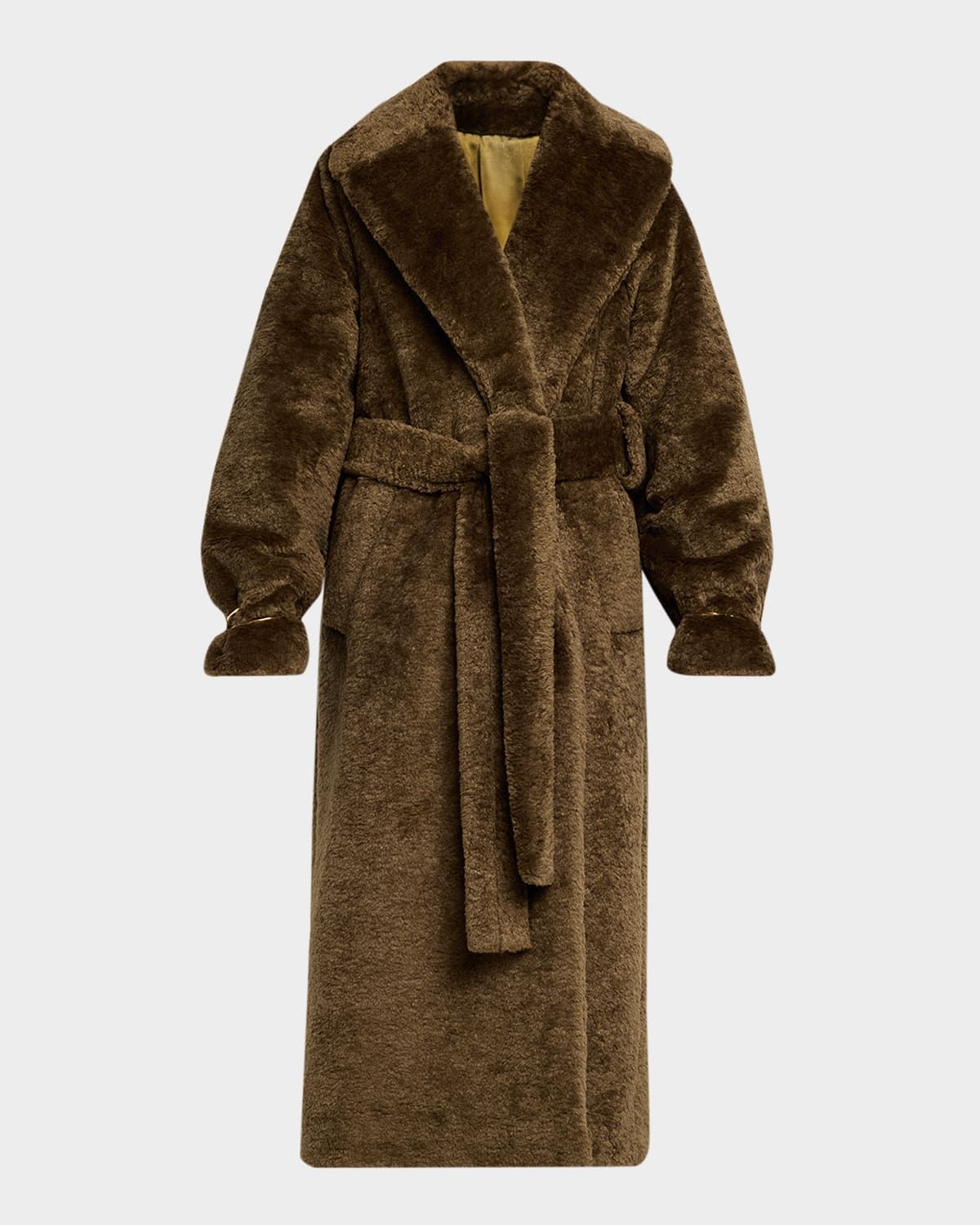 Madison Faux Fur Trench Coat
