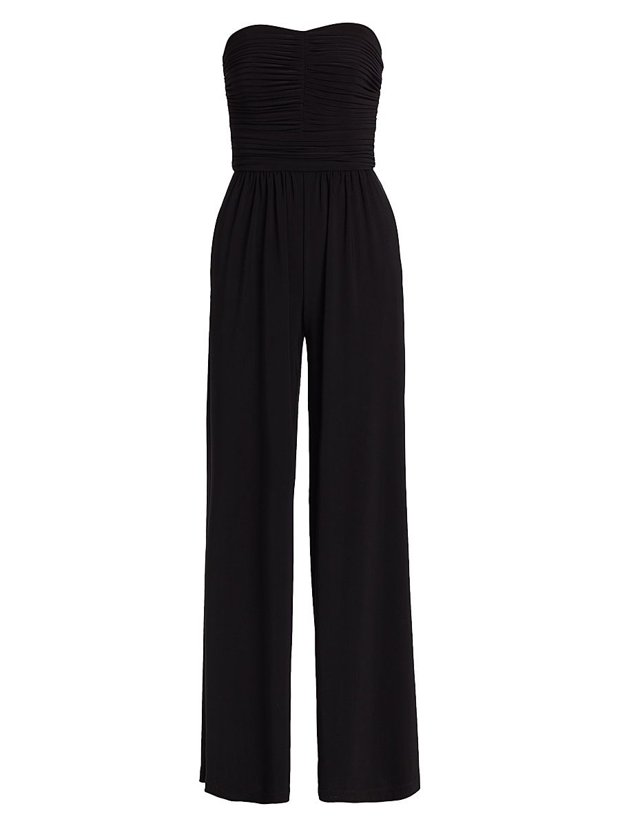 Women's Lona Jersey Strapless Jumpsuit - Black - Size 2
