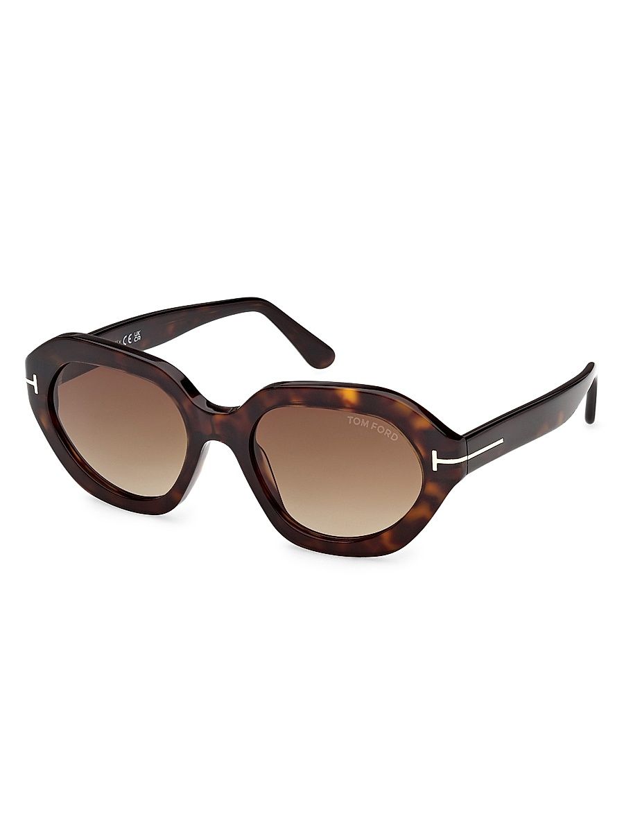 Women's Meryl 53MM Oval Sunglasses - Brown