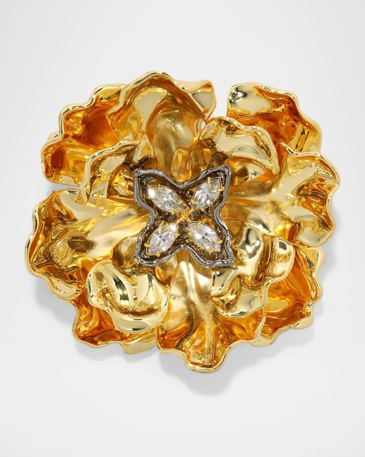 Jardin Gold Rose Pin