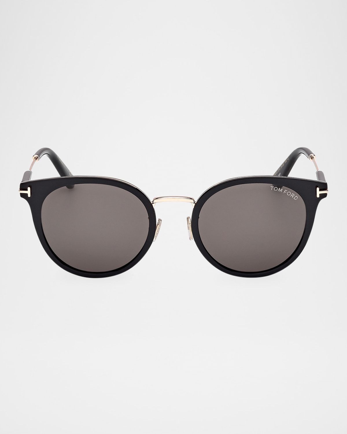 FT1244-KW Acetate Round Sunglasses