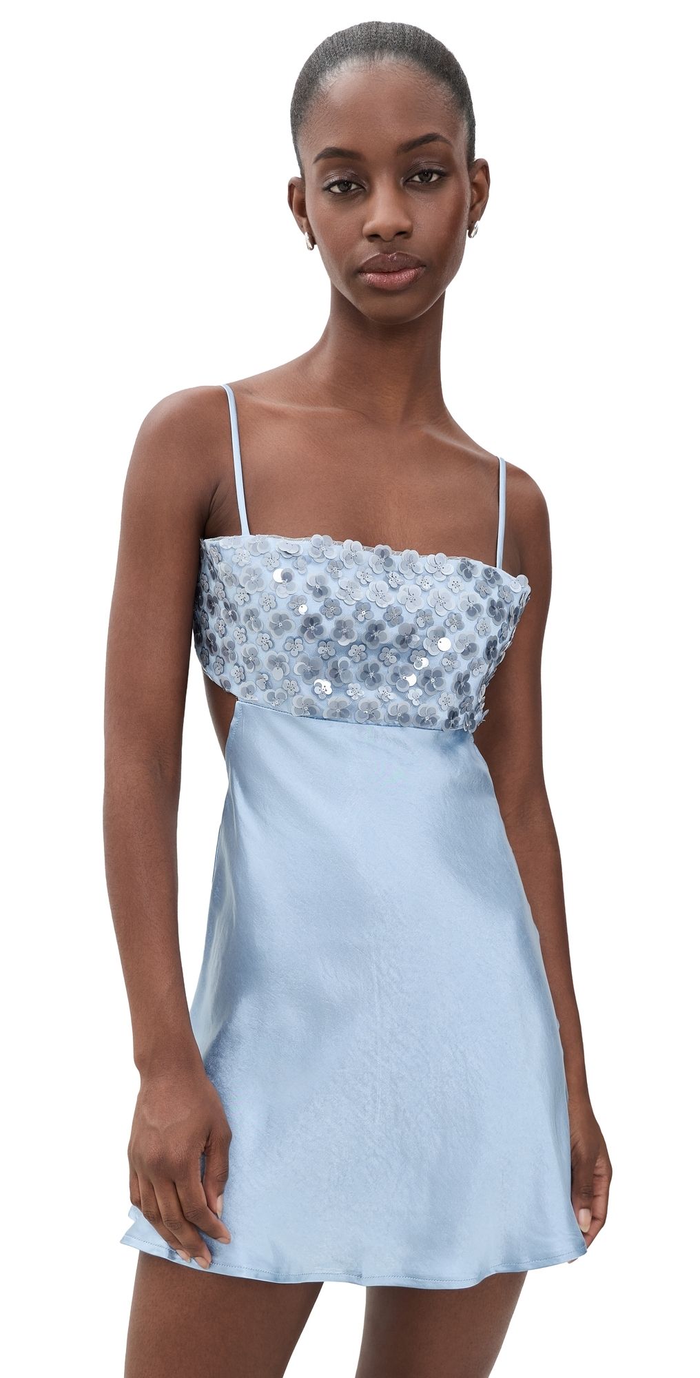 Bailey Rose Blue Mini Dress Vintage Blue L