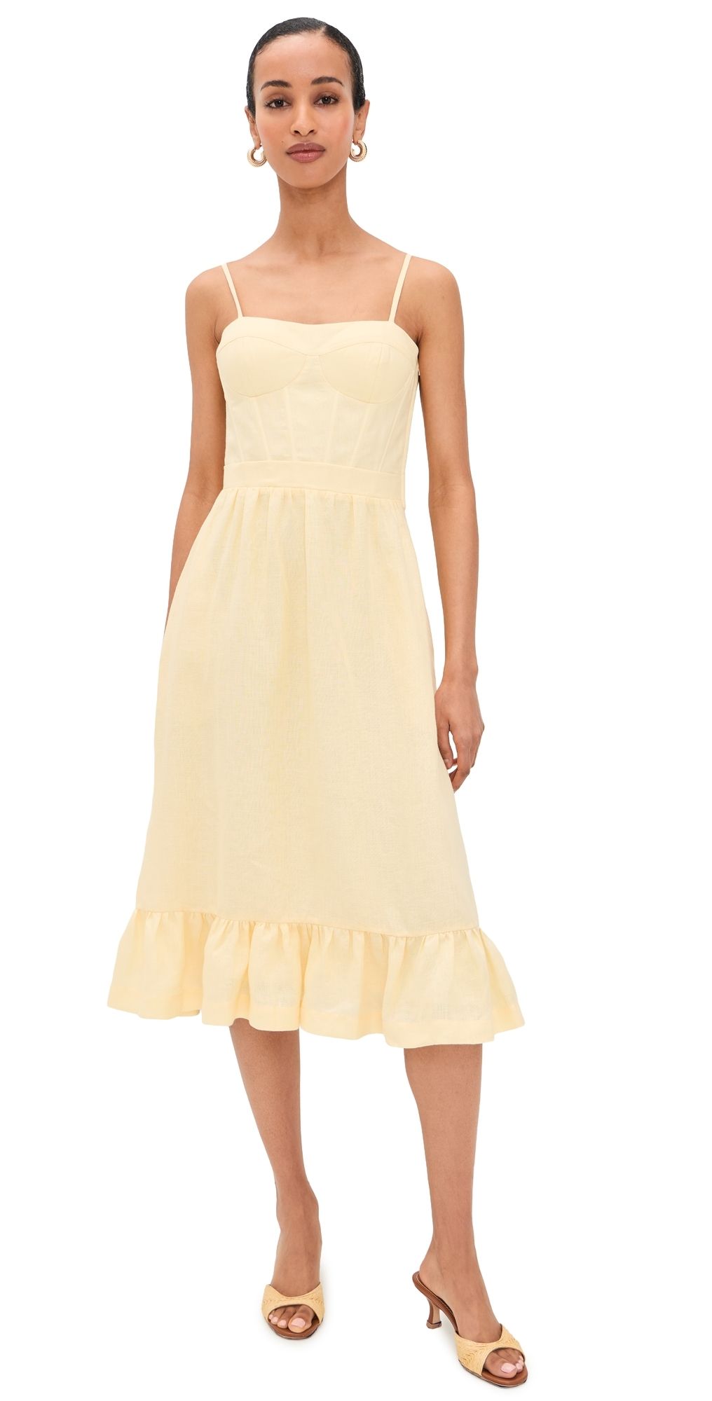 Andres Otalora Inspiras Dress Butter Yellow 12
