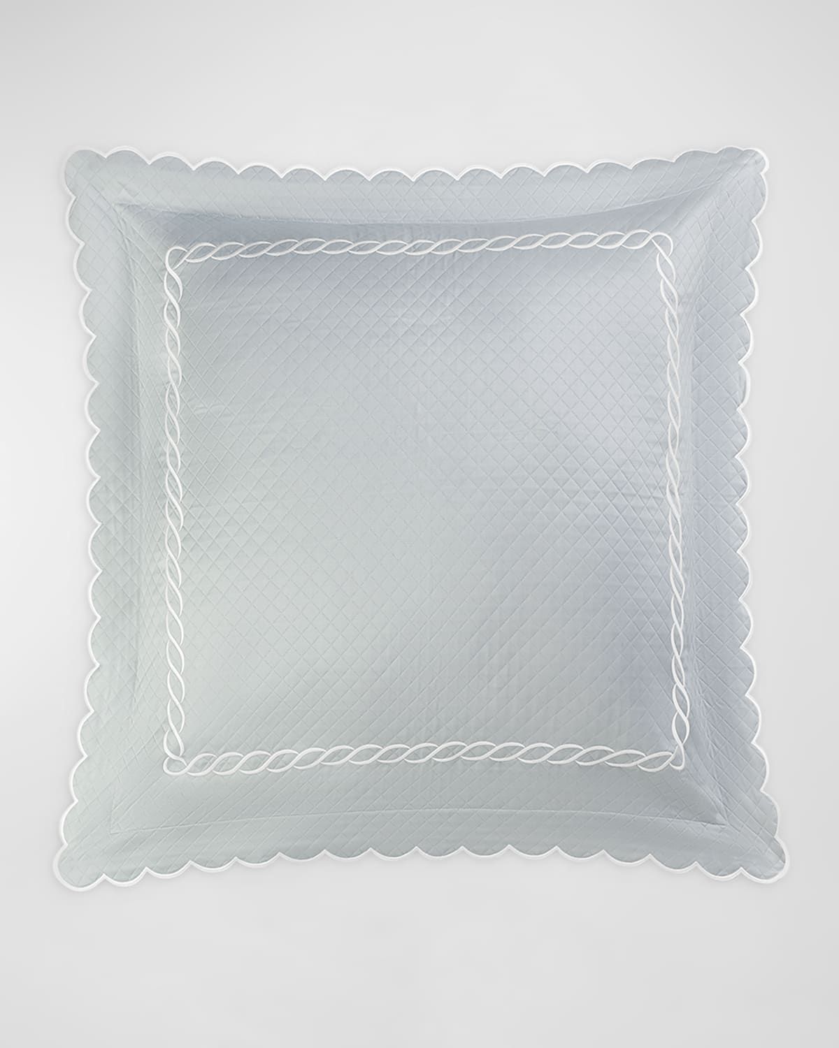 Classic Chain Scallop Matelasse Euro Sham