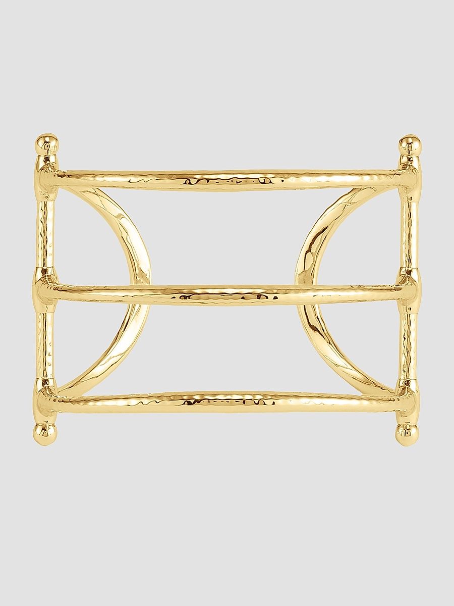 Women's Cheval 18K-Gold-Plated Horsebit Cuff - Gold