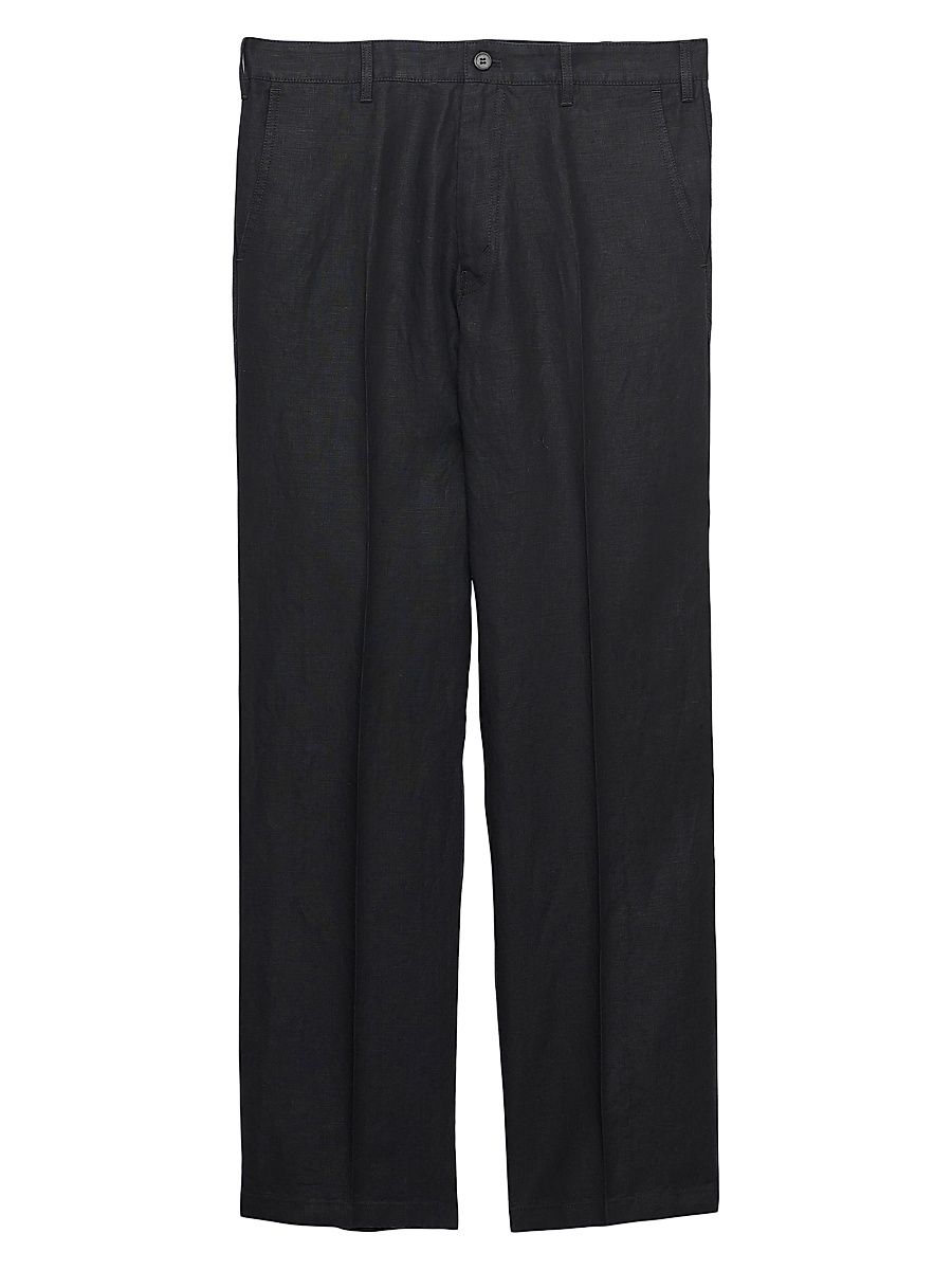Men's Linen Pants - Black - Size 38