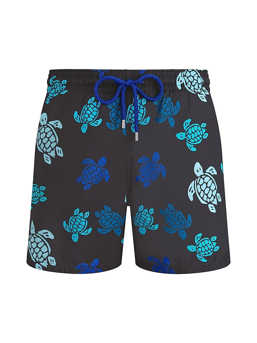 Men's Tortues Multicolores Light 5.5'' Swim Shorts - Noir - Size XXXL