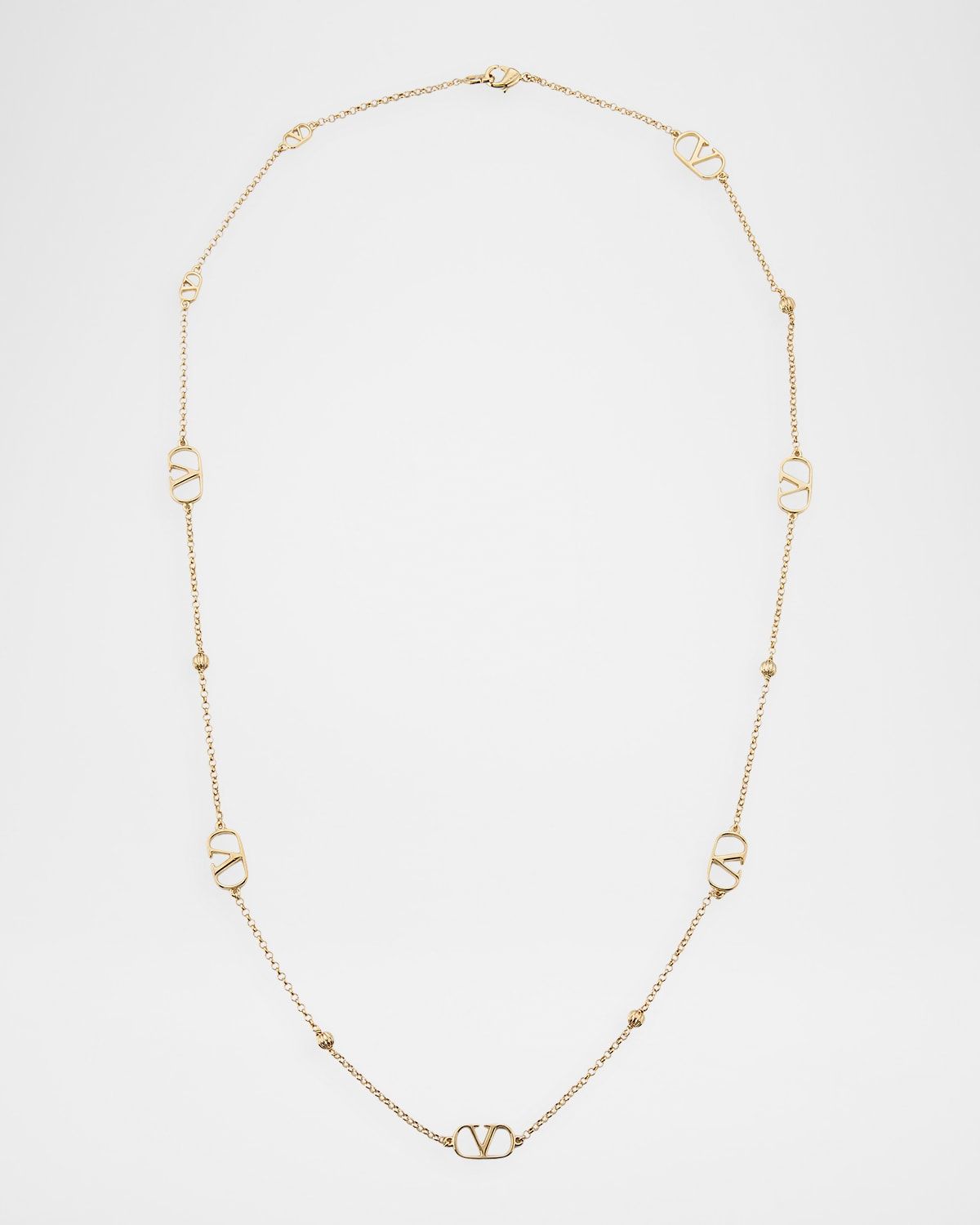 VLogo Signature Metal Necklace