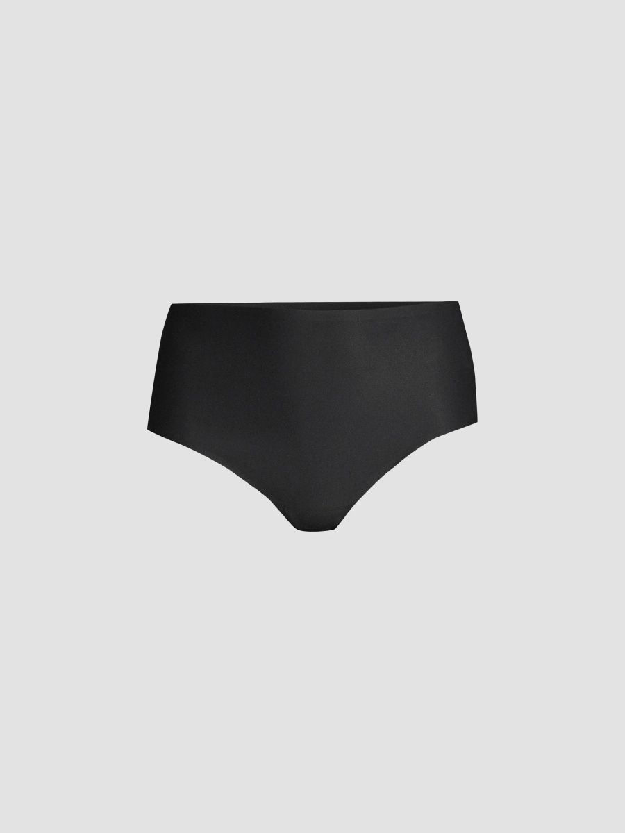 Chantelle Women's Soft Stretch Retro Thongs - Black