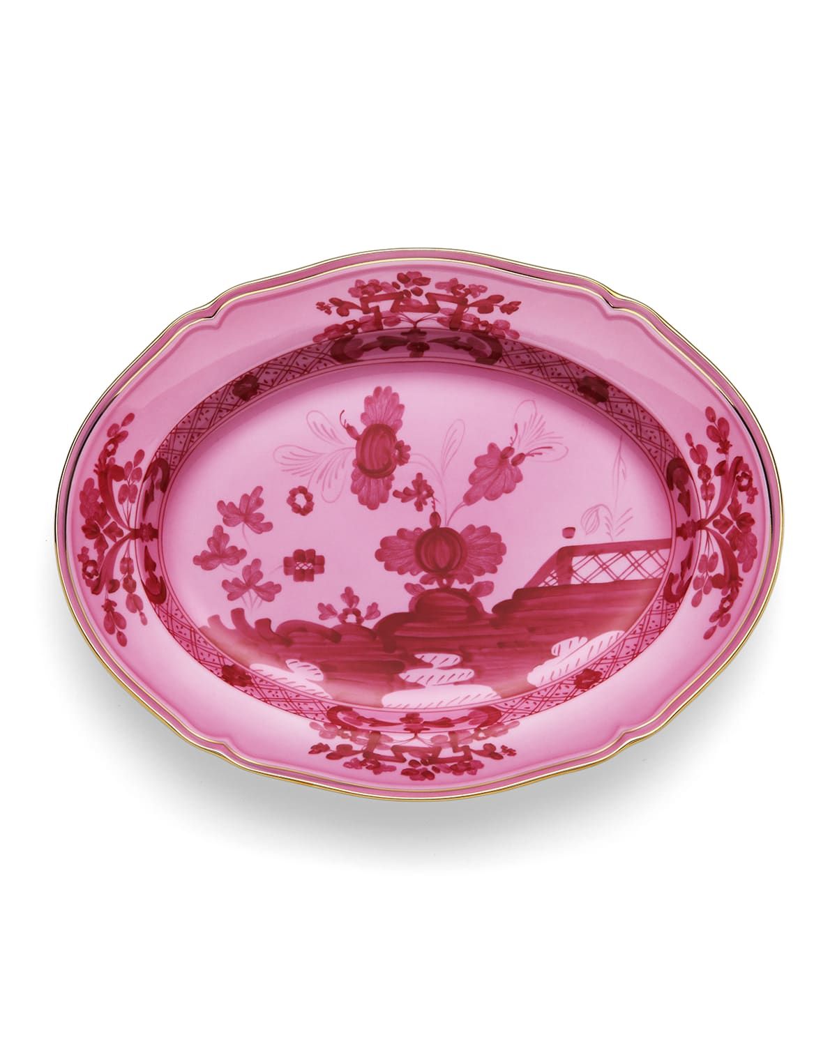 Oriente Italiano Oval Platter, Porpora
