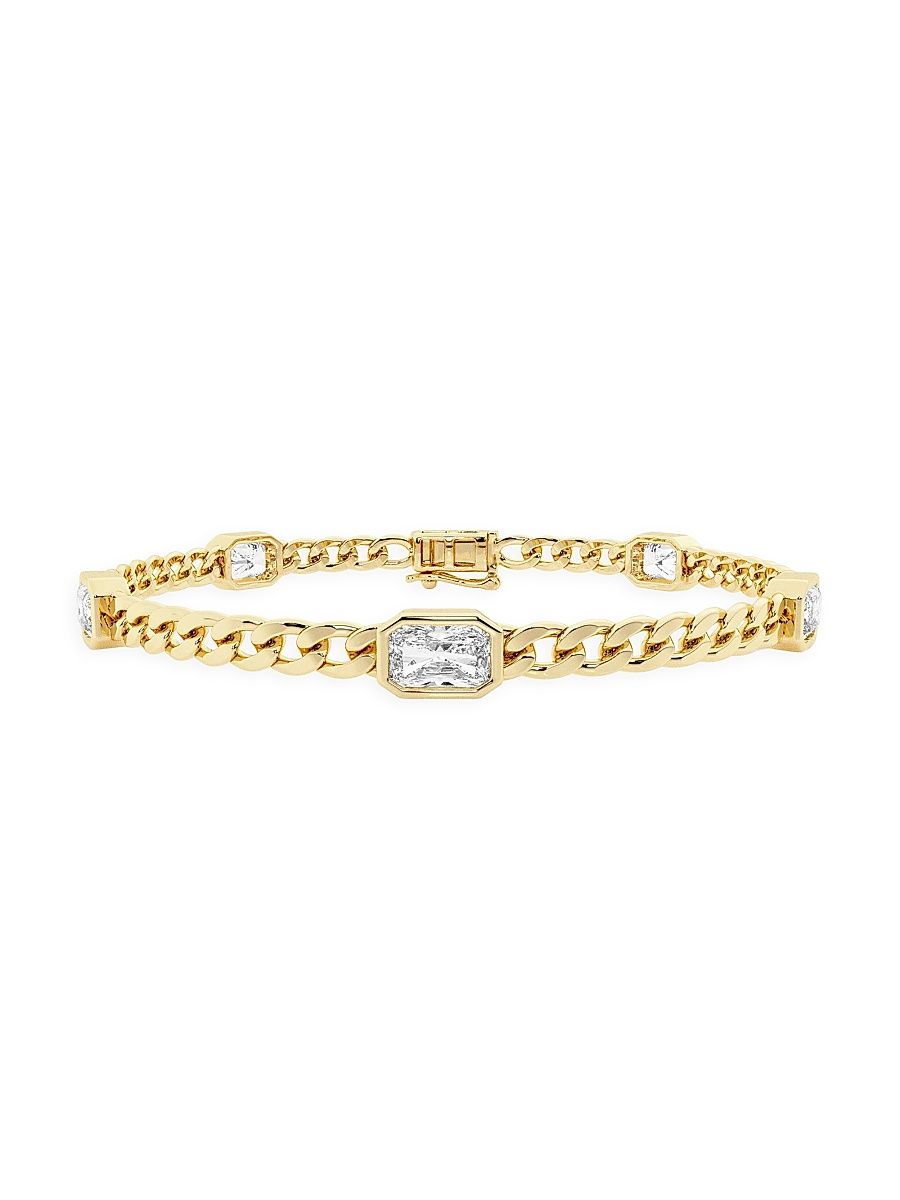 Women's Defining 14K Yellow Gold & 3 TCW Lab-Grown Diamond Bracelet
