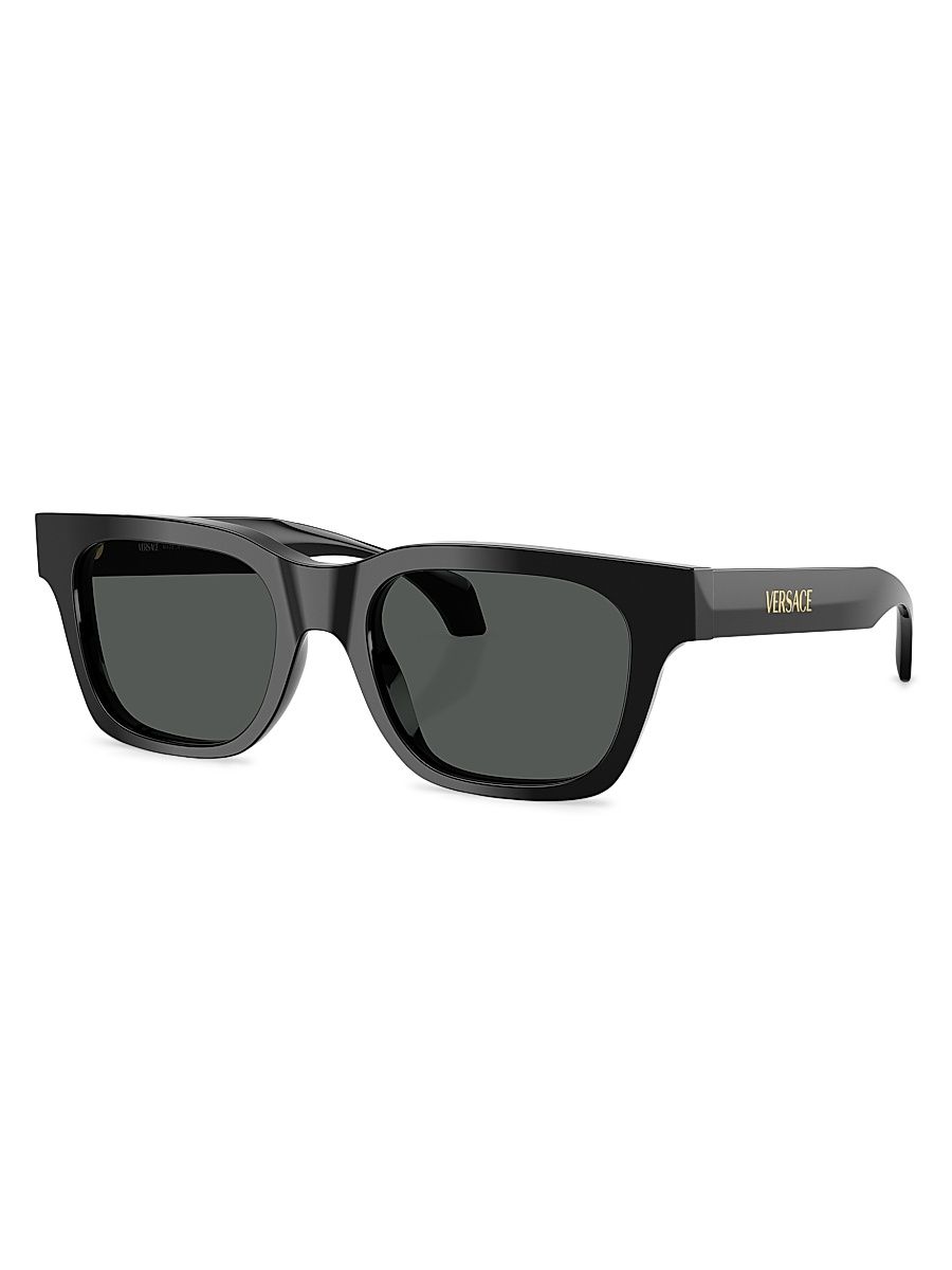 Men's 52MM Square Sunglasses - Black