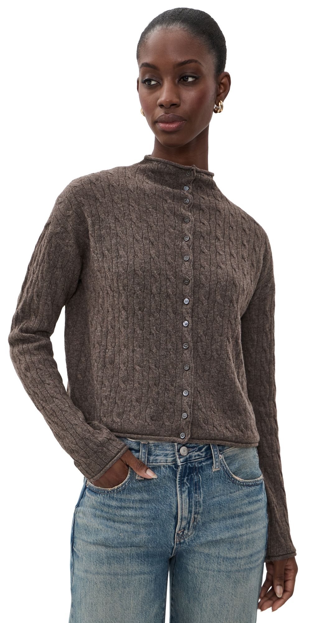 Alex Mill Taylor Cashmere Wool Cardigan Rye XS