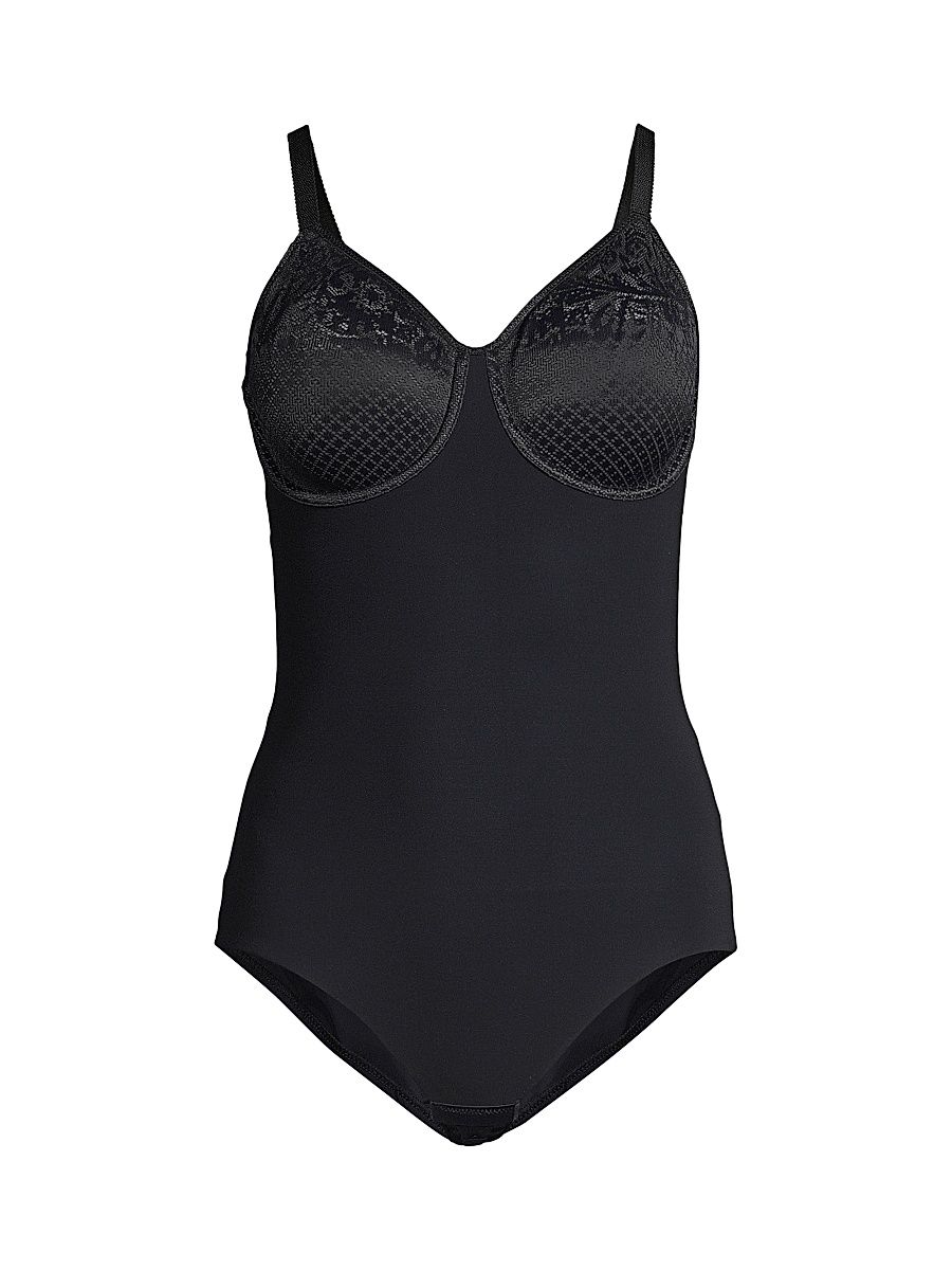 Women's Visual Effects Bodysuit - Black - Size 38DDD