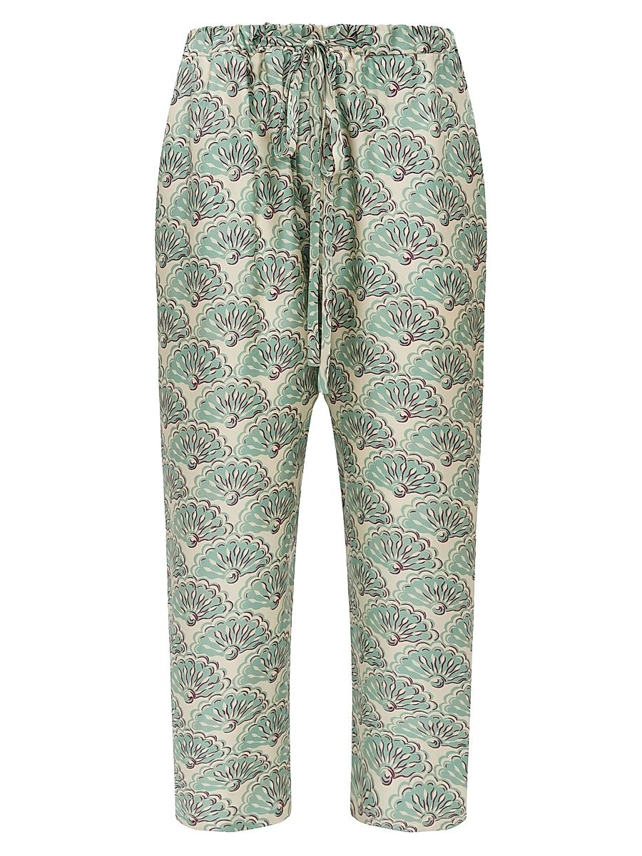 Women's Drawstring Pants - Fans Menta - Size XS