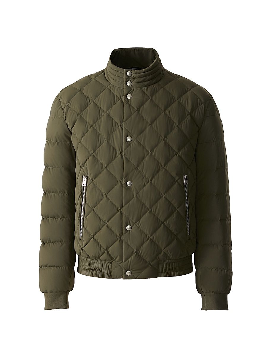 Mackage Men's Bodhi Quilted Jacket - Light Military - Size 44