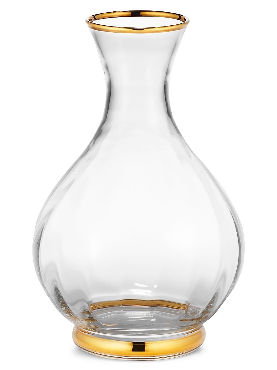 Sophia 18K Goldplated Glass Carafe