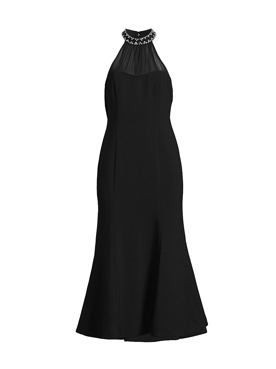 Women's Lirio Embellished Collar Cocktail Dress - Black - Size 6