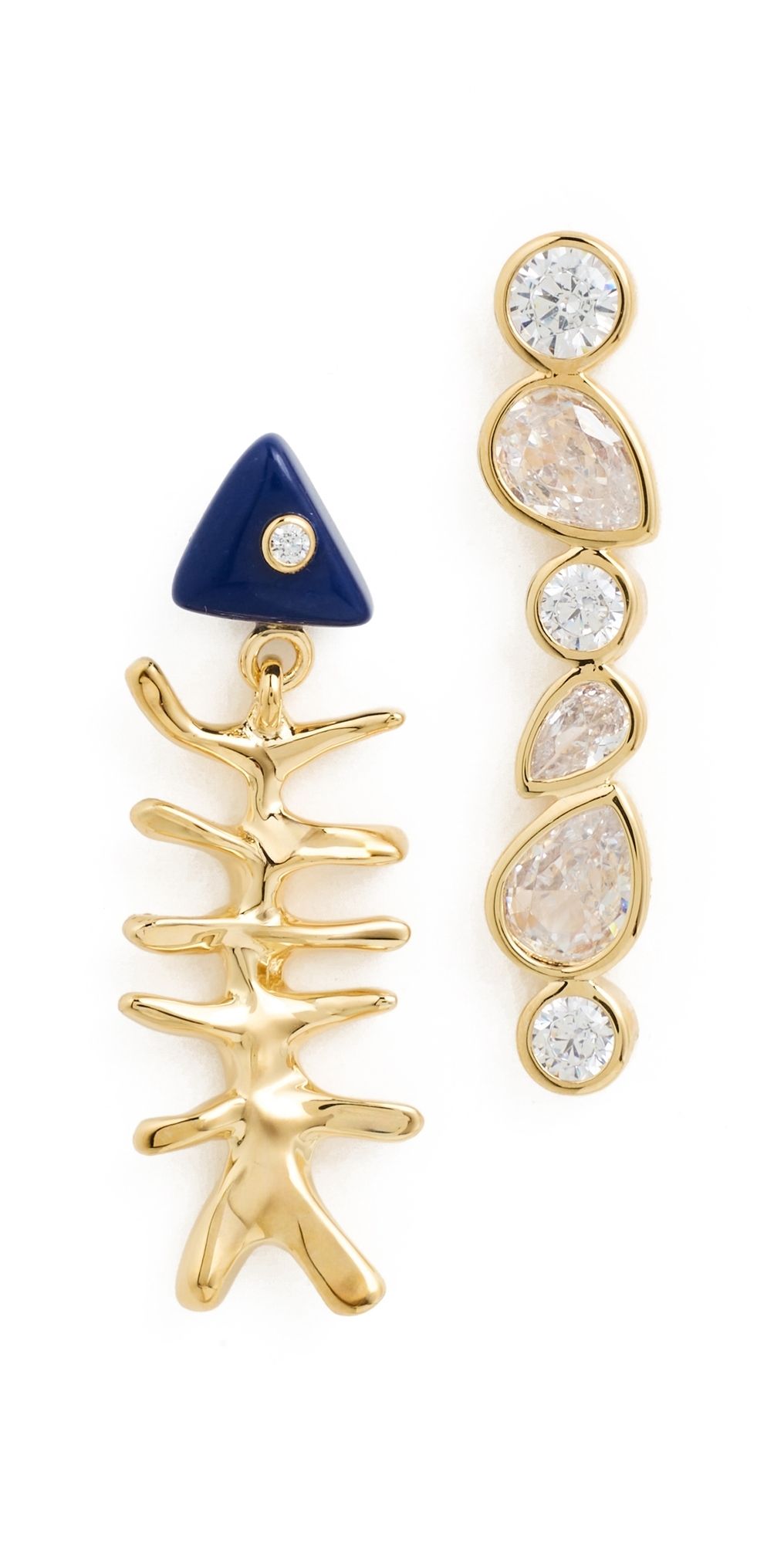 éliou Pescado Earrings Gold Plated One Size