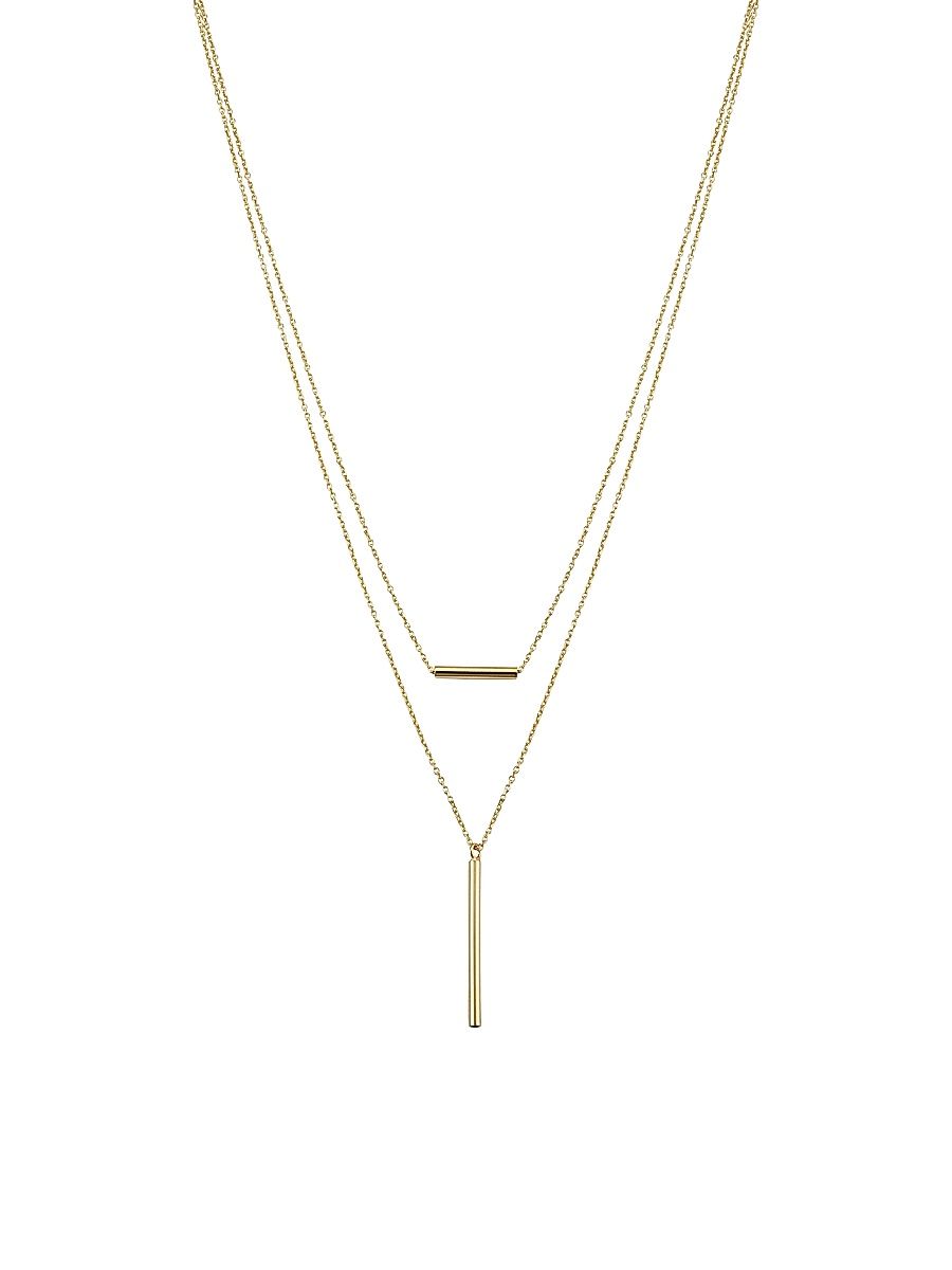 Women's 14K Yellow Gold Vicenza Layered Necklace - Yellow Gold