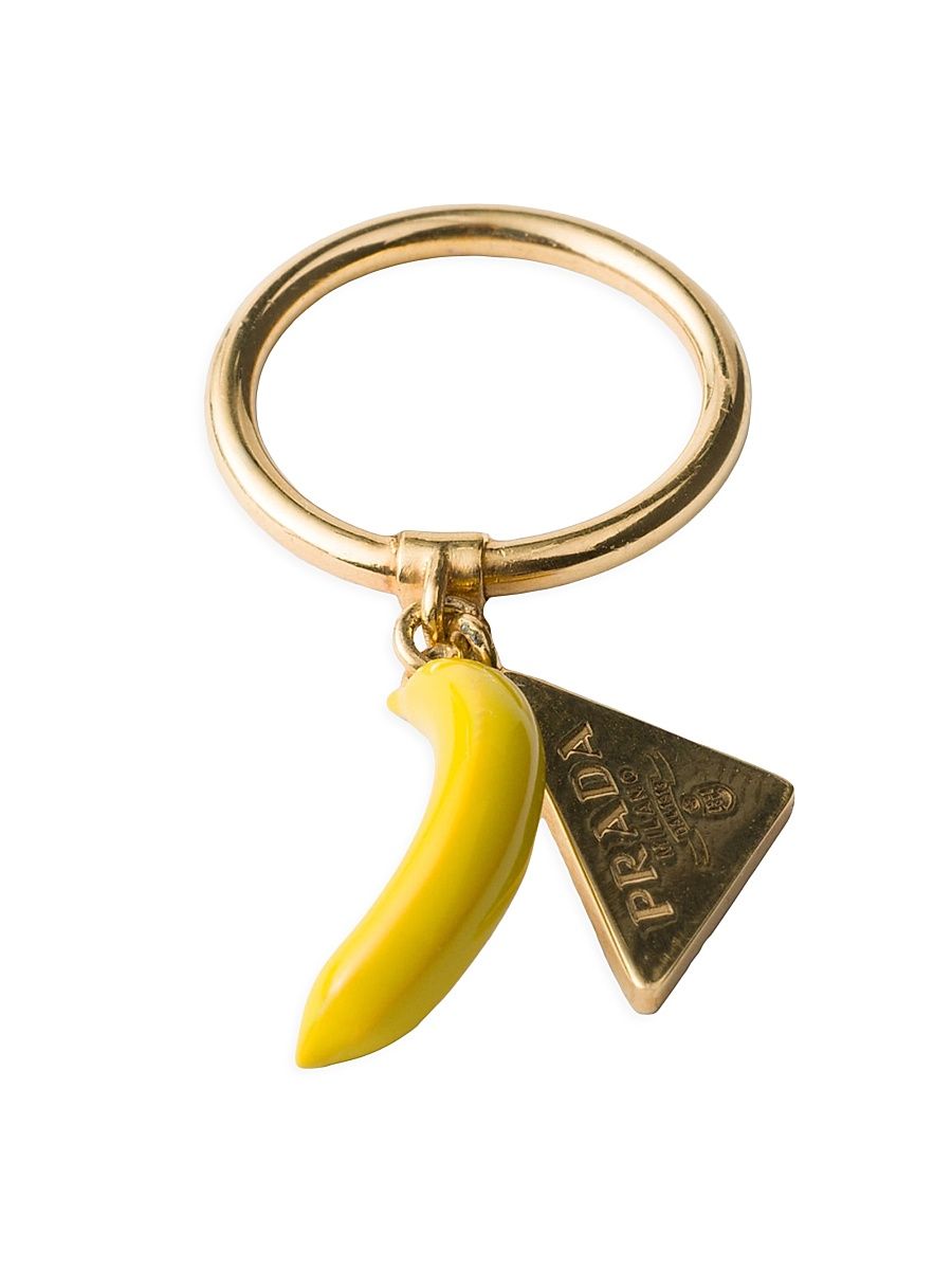 Women's Enameled Metal Ring - Gold - Size 6.75