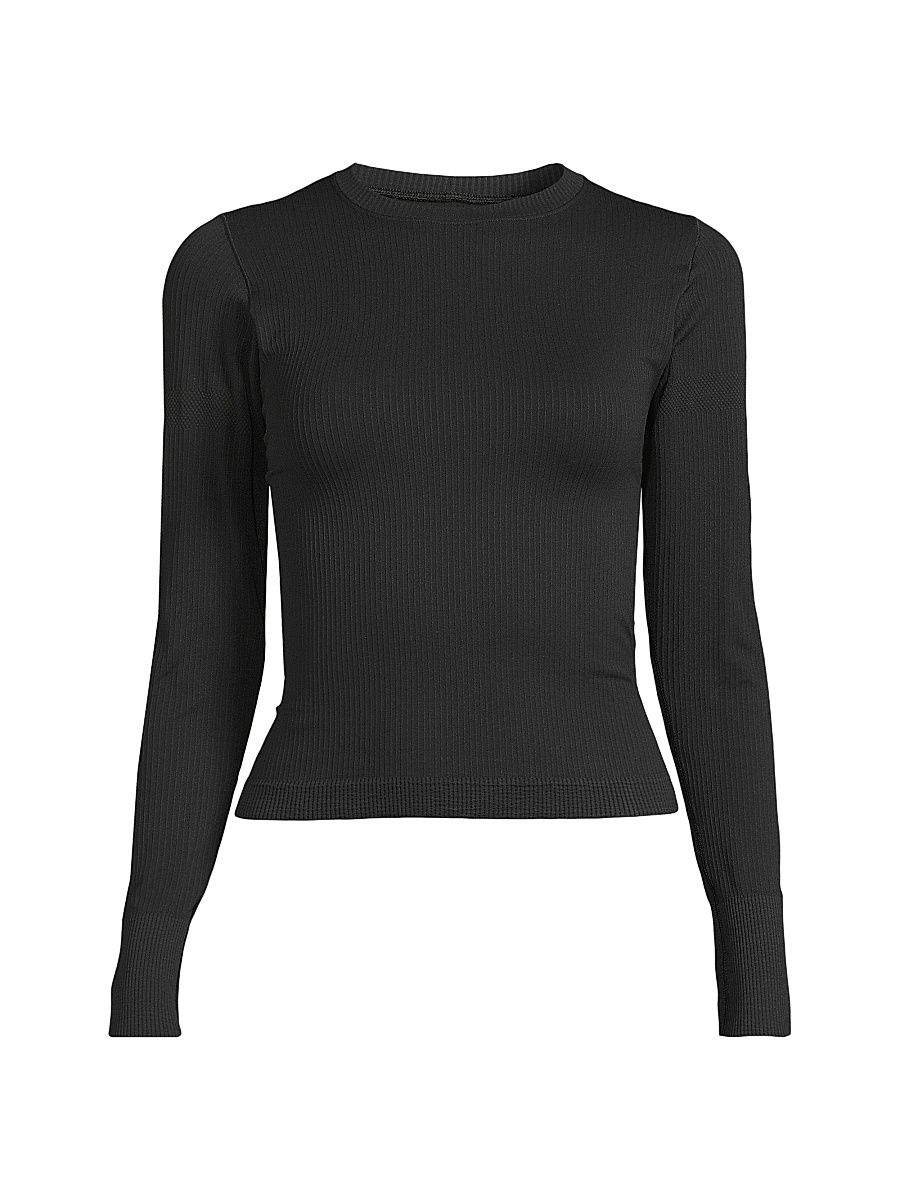 Women's Ribbed Top - Onyx - Size Medium
