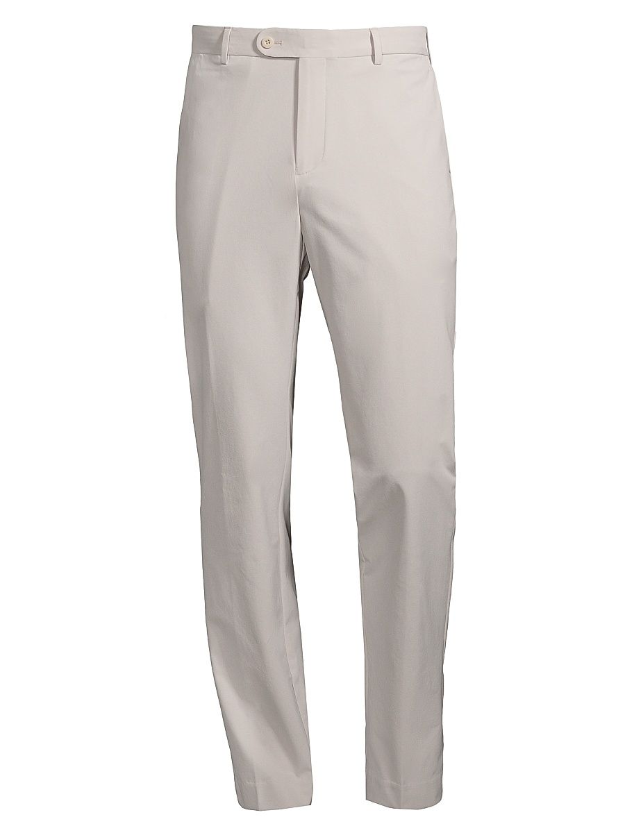 Peter Millar Men's Crown Crafted Surge Performance Trousers - Oatmeal - Size 36