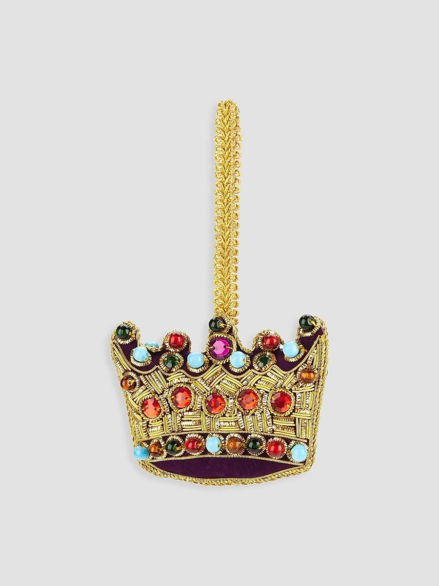 Embellished Crown Ornament