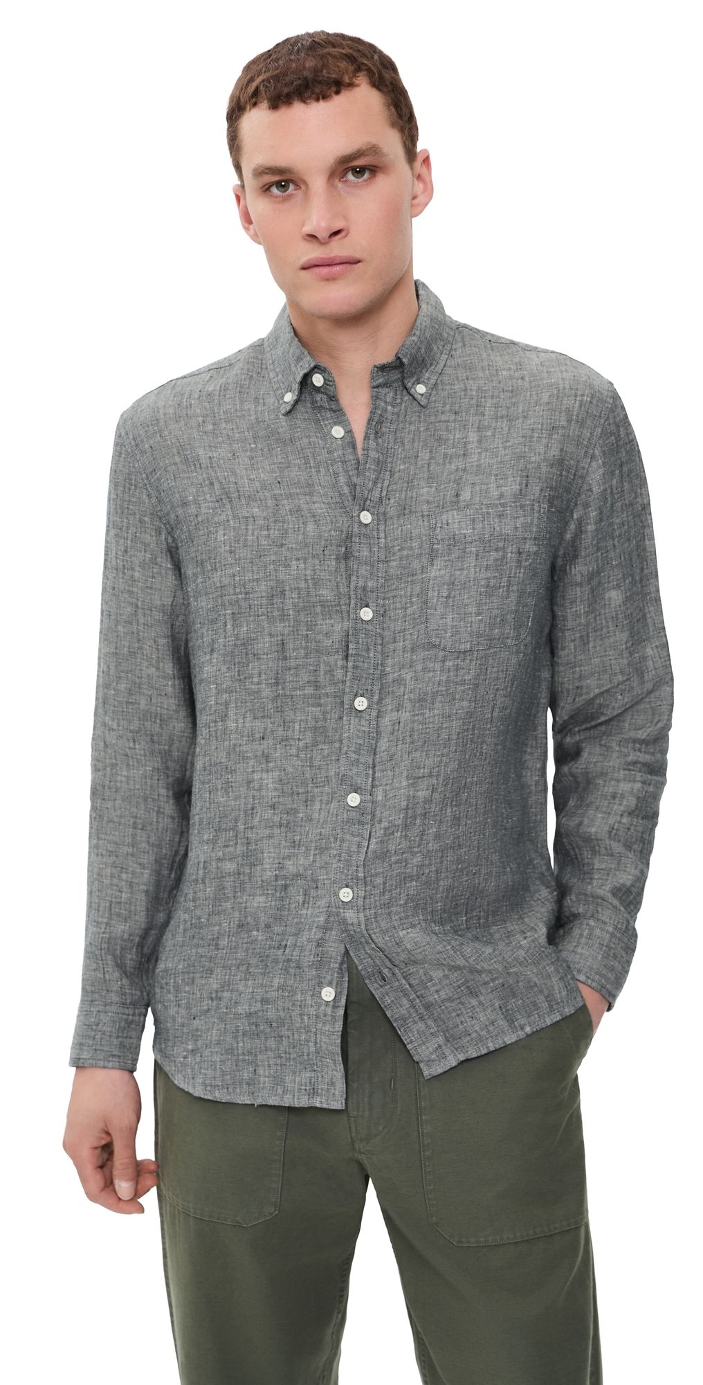 Taylor Stitch The Jack Linen Shirt Ocean Linen 40