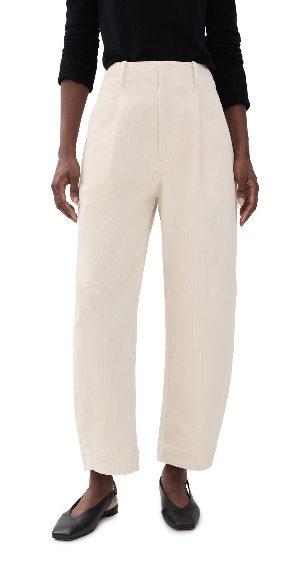 Apiece Apart Bari Crop Trousers Stone 6