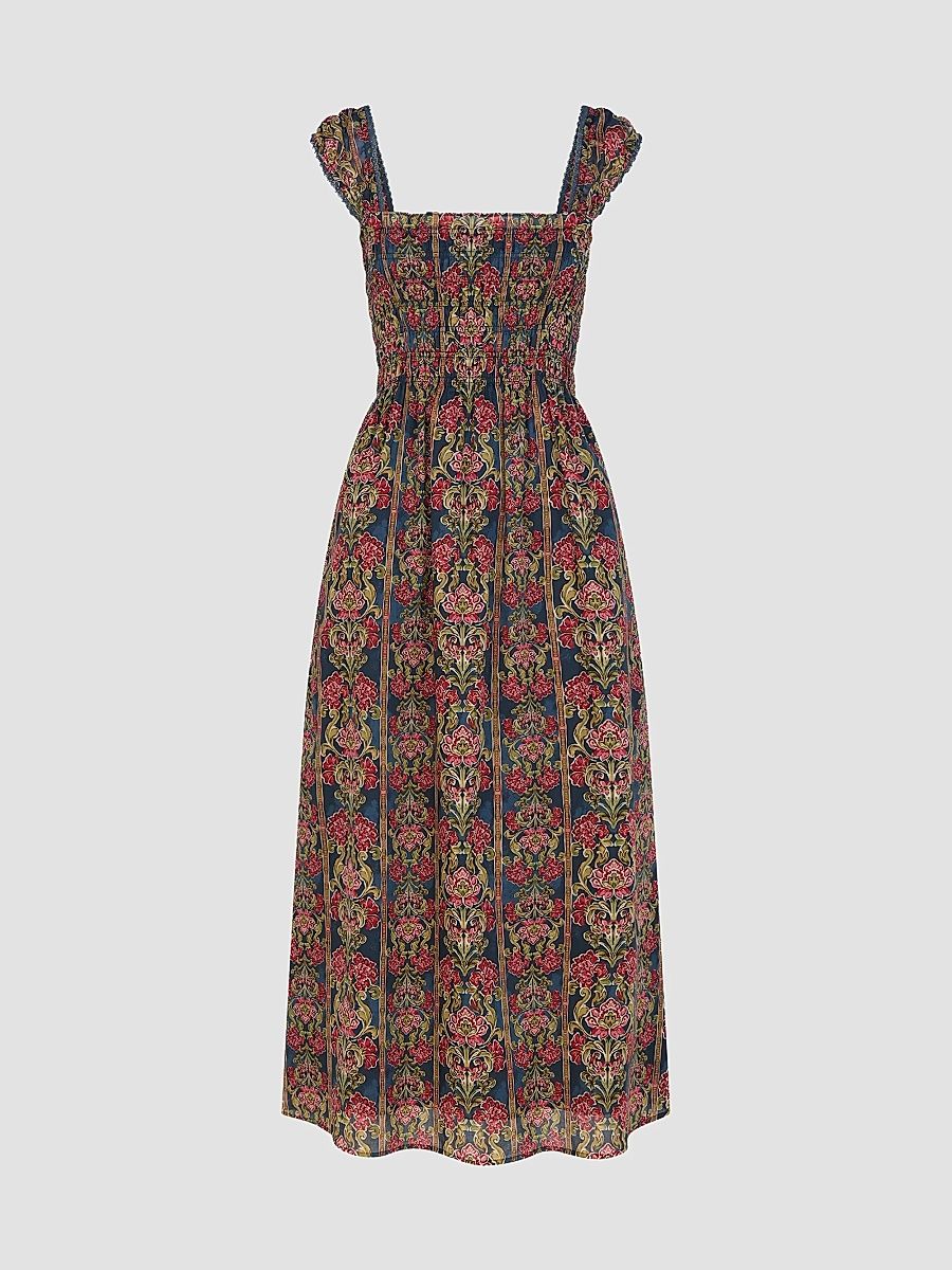 Women's The Harper Nap Dress - Stowell Medallion Stripe - Size XXXS