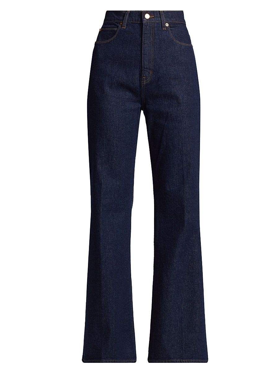 Women's Crease Bootcut High-Rise Jeans - Raw Rinse - Size 31