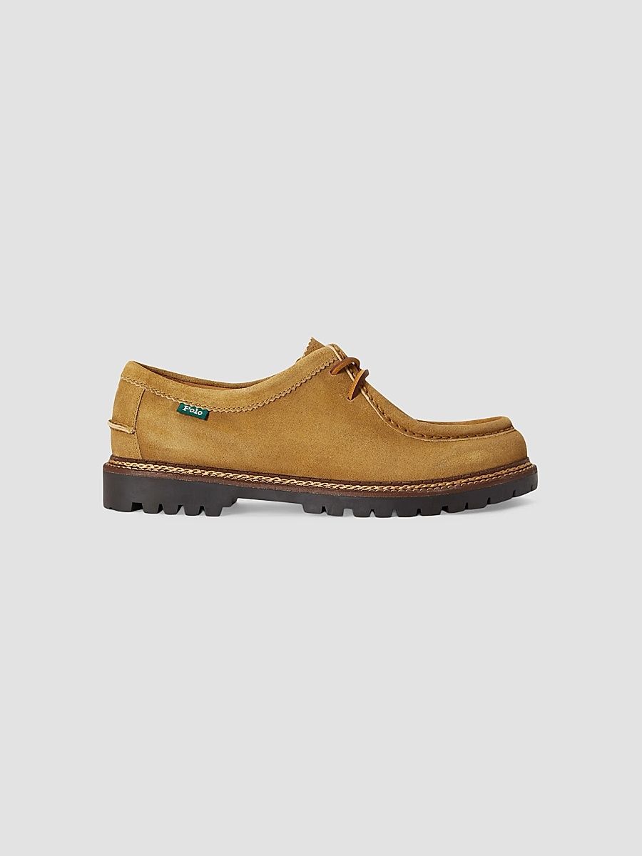 Men's Jett Delave Suede Lug-Sole Shoes - Tan - Size 12