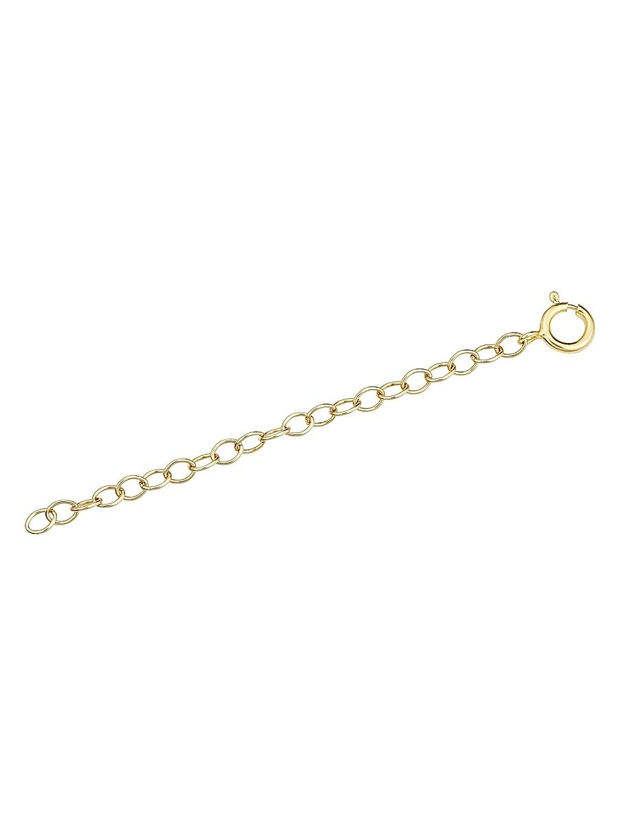 Women's 14K Yellow Solid Gold Lengthen It Chain Extender - Yellow Gold