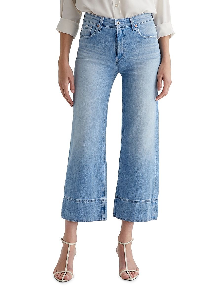 Women's Saige Mid-Rise Flared Crop Jeans - Dana Point - Size 31