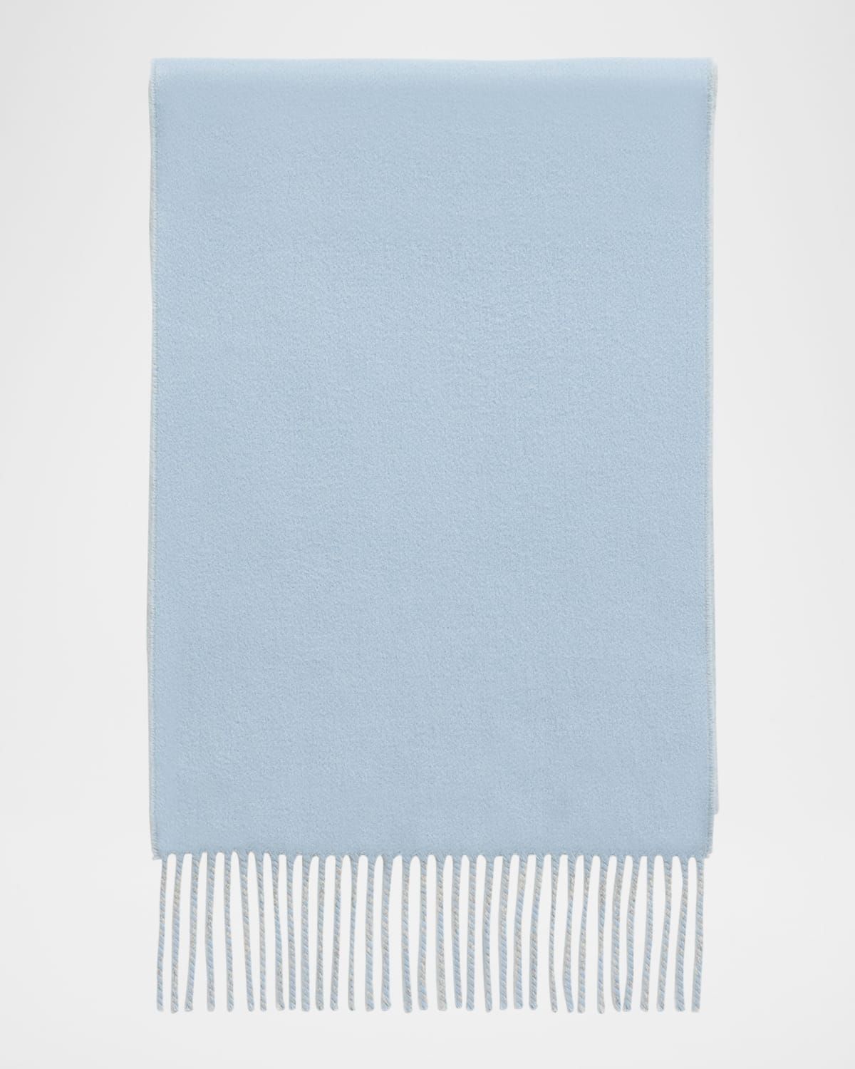 Men & apos;s Cashmere Double-Face EKD Embroidered Scarf