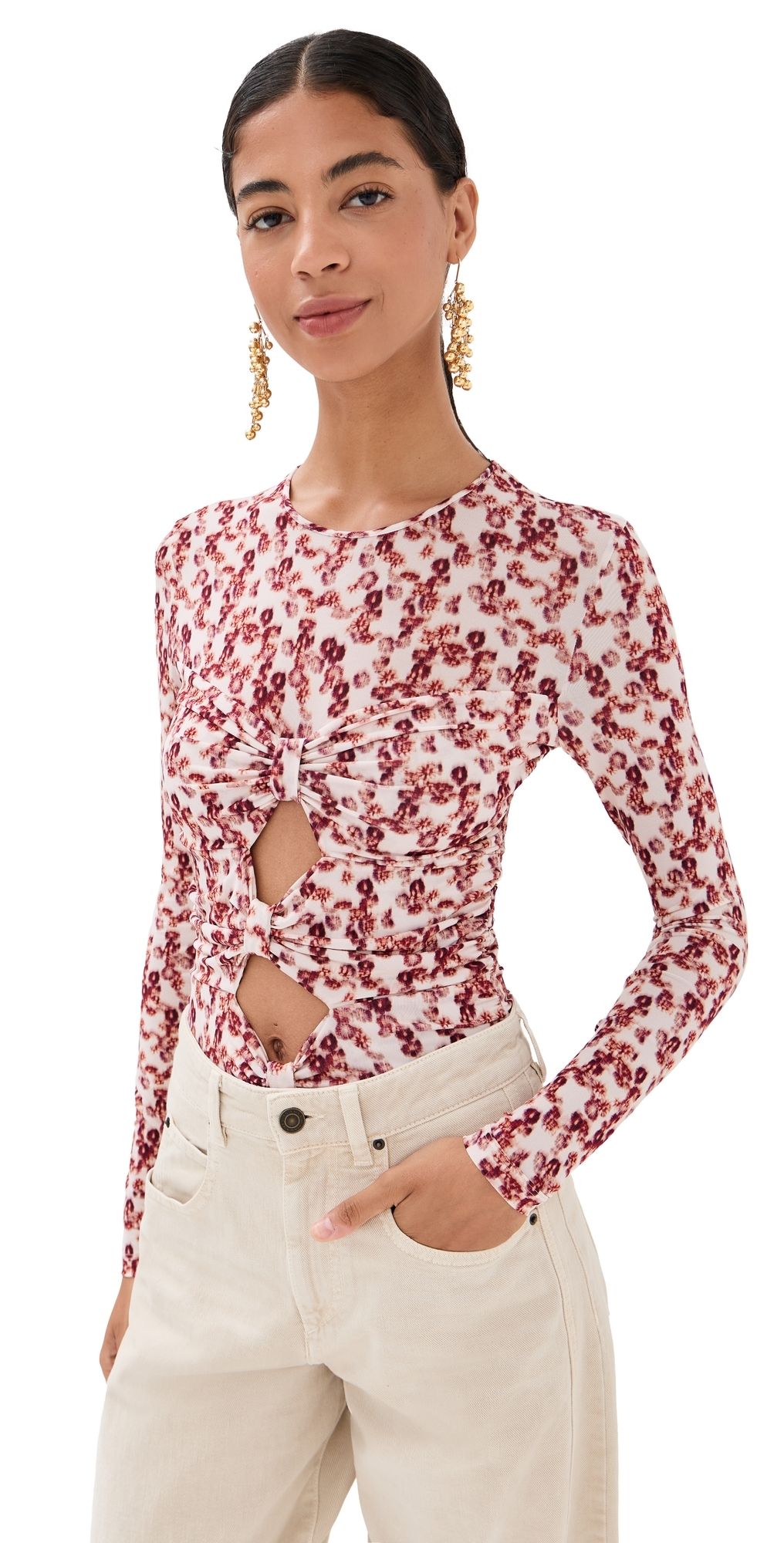 Isabel Marant Gladice Top Garnet 38