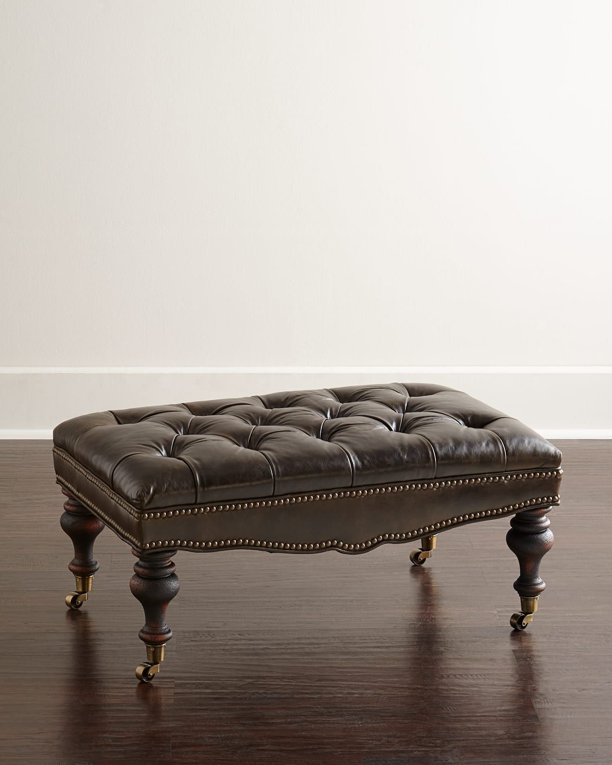 Tufted Moss Ottoman