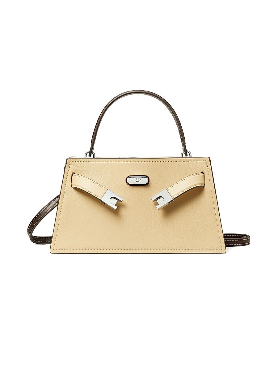 Women's Lee Radziwill Petite Leather Top Handle Bag - Praline