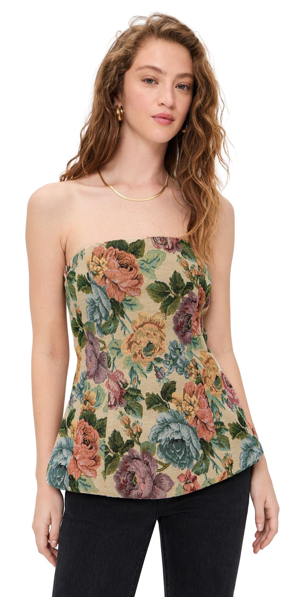 Line & Dot Cambria Top Cream Multi XS