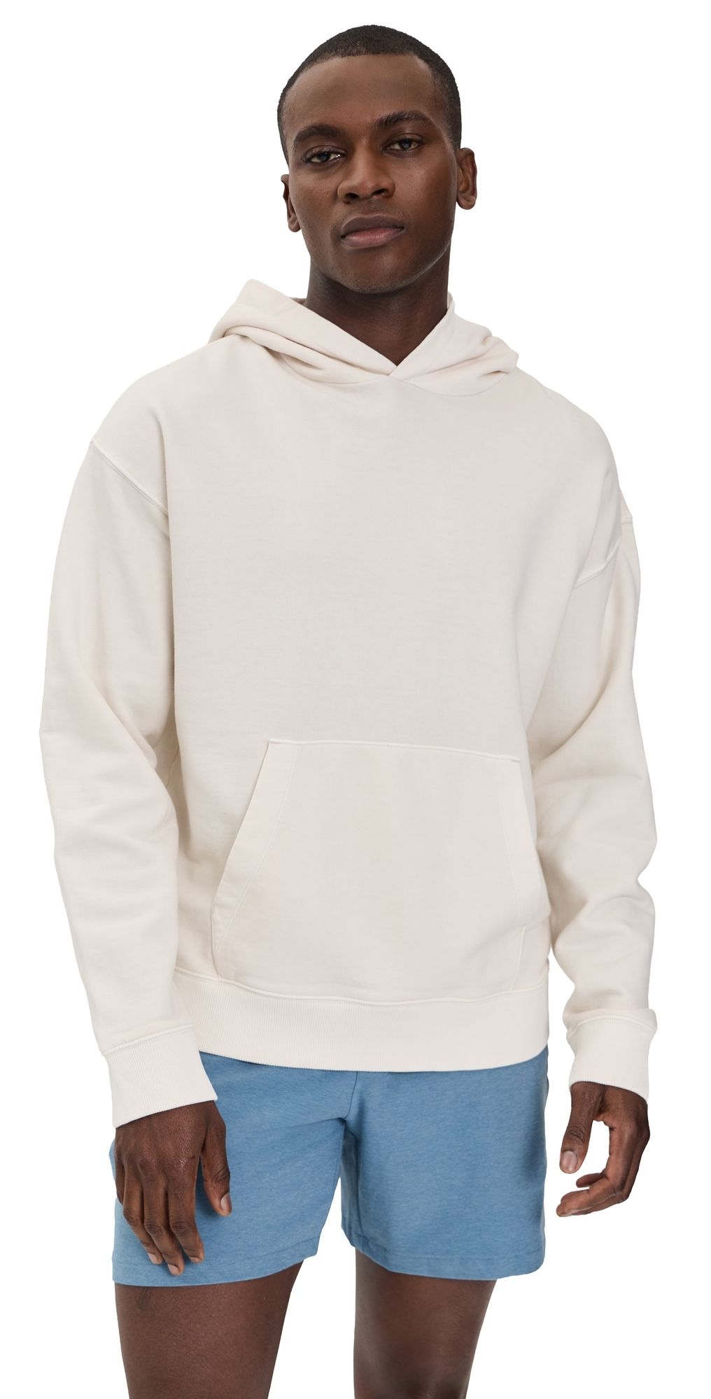 Beyond Yoga Beach Washed Terry Hoodie Washed Vintage White M