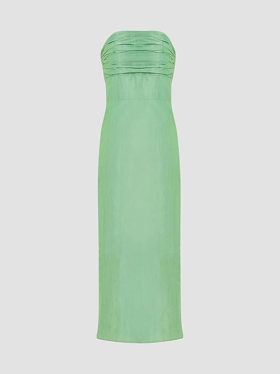 Shoshanna Women's Katerina Strapless Cocktail Dress - Verde - Size 14
