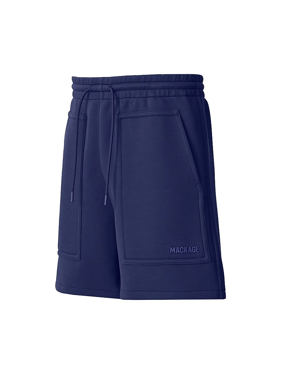 Men's Elwood Double-Face Jersey Shorts - Mineral Blue - Size XXL