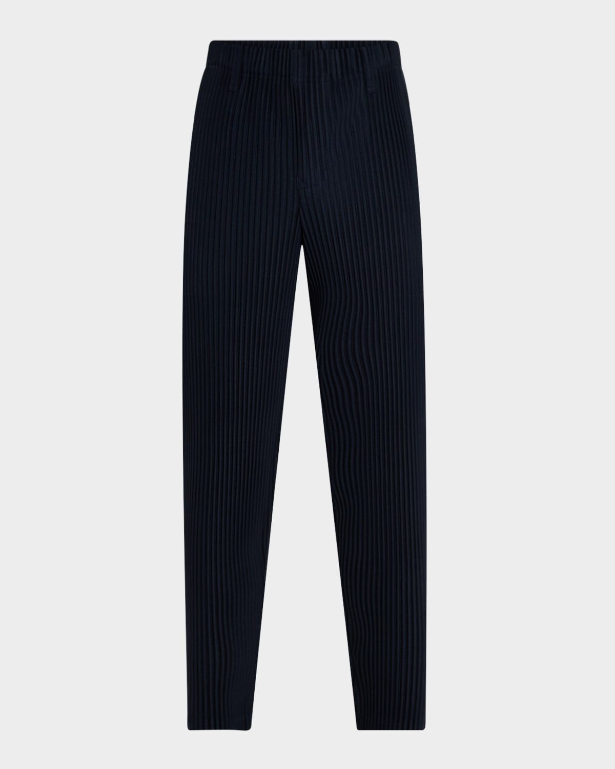 Men & apos;s Pleated Flat-Front Pants