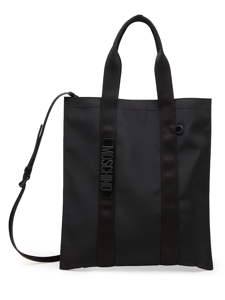 Women's Carry Me Logo Tote Bag - Black Black Galvani