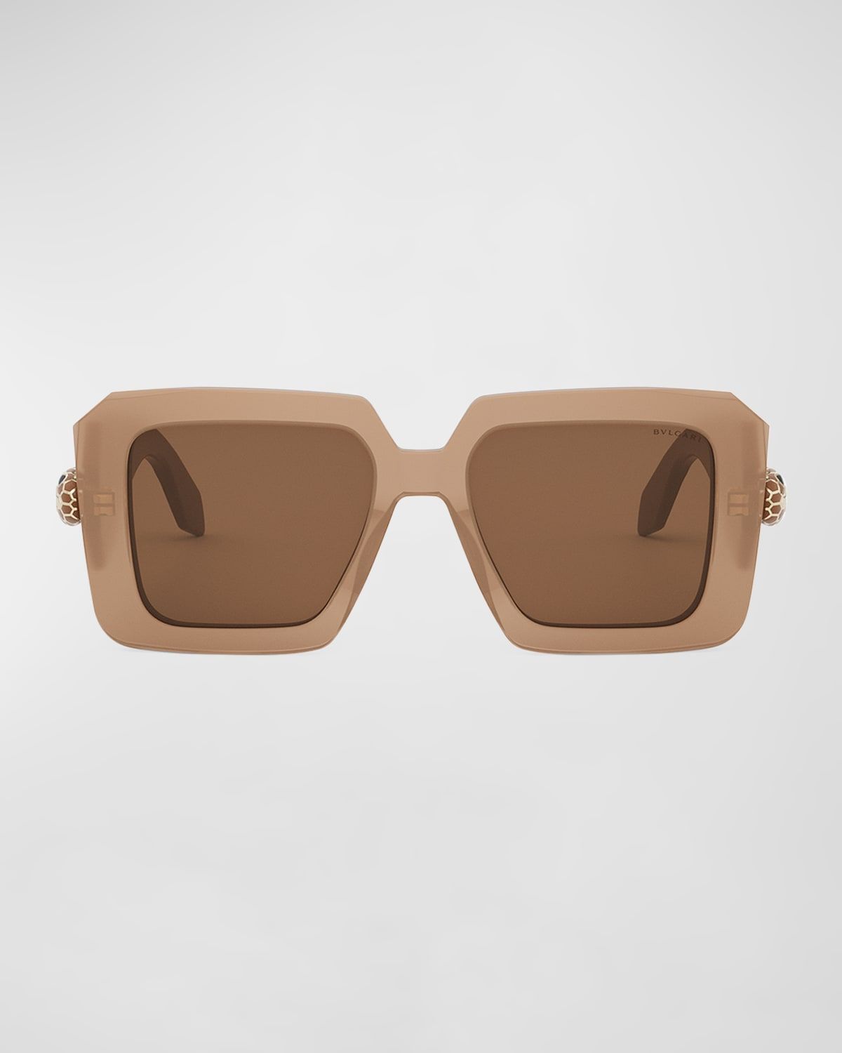 Serpenti Geometric Sunglasses