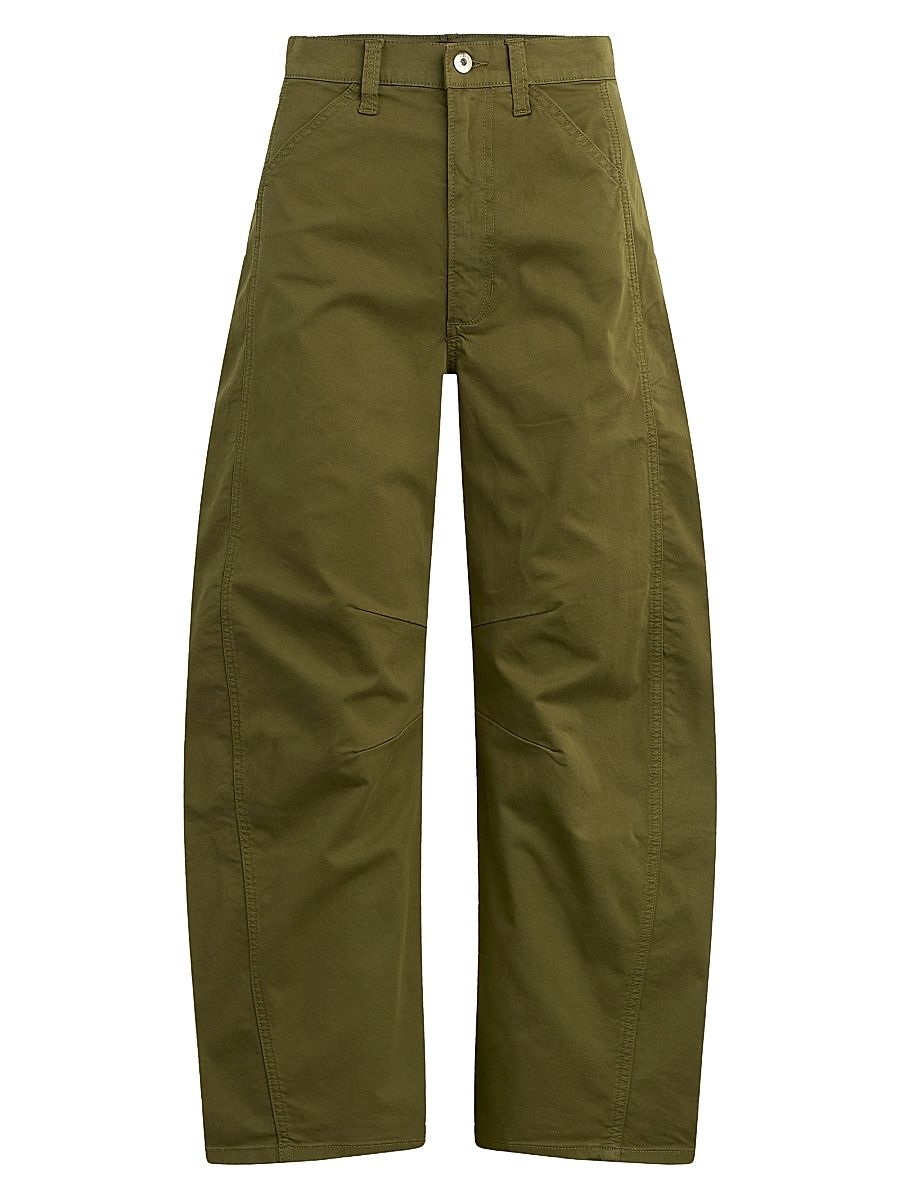 Women's The Bowie Cotton Cargo Pants - Ivy - Size 30