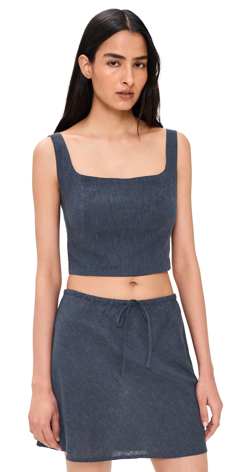 Marine Layer Zoe Hemp Tank India Ink S