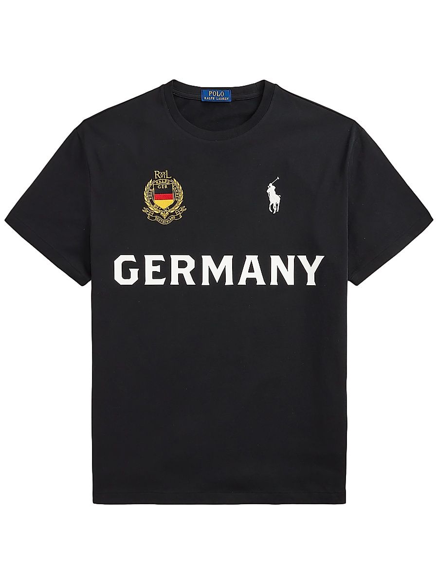 Men's Germany Crewneck Cotton T-Shirt - Polo Black - Size XXL